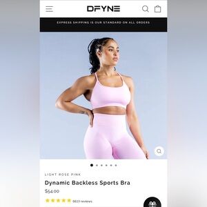 Dfyne Dynamic Shorts & Sports Bra